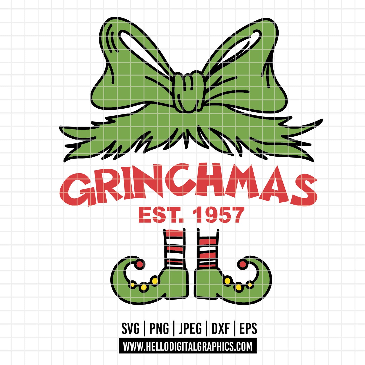 COD4264 - Grinch Face Svg, Green Character svg, Grinch Christmas svg, christmas svg