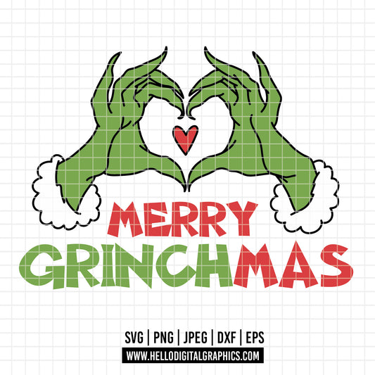 COD4265 - Grinch Face Svg, Green Character svg, Grinch Christmas svg, christmas svg