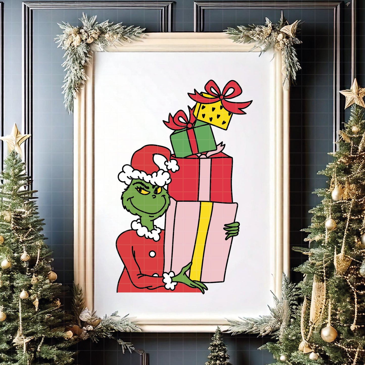 COD4267 - Grinch Face Svg, Green Character svg, Grinch Christmas svg, christmas svg
