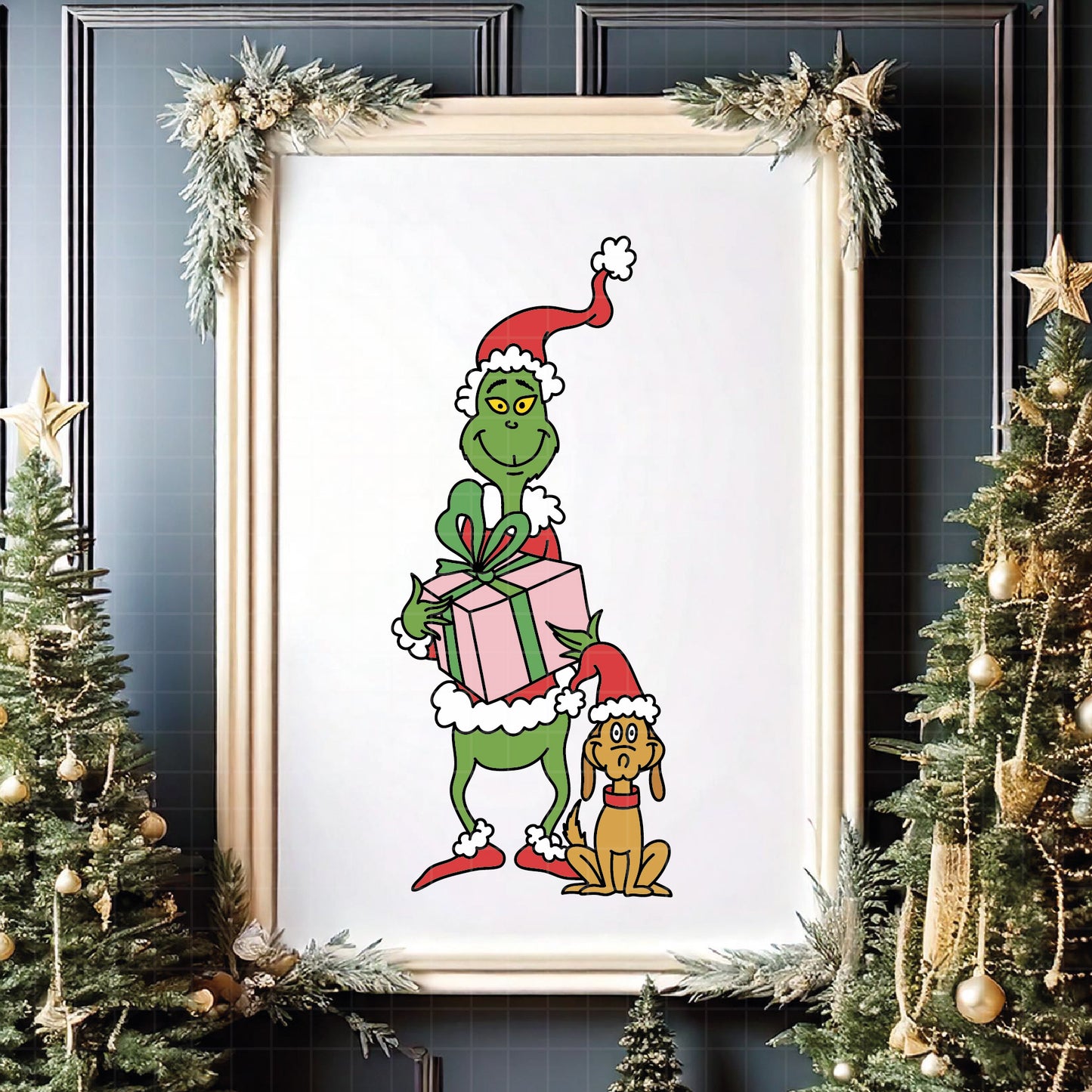COD4268 - Grinch Face Svg, Green Character svg, Grinch Christmas svg, christmas svg