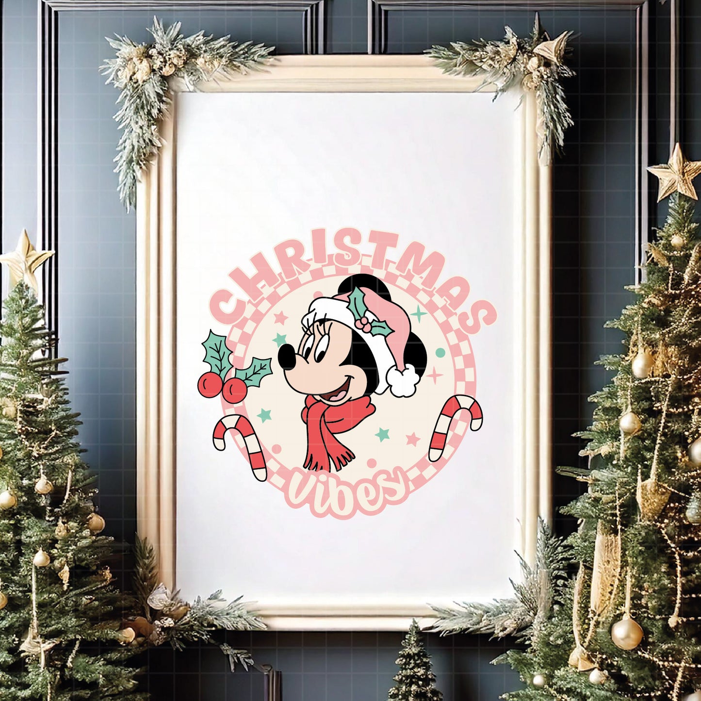 COD4269 - Minnie christmas svg, Disney svg, mickey svg, minnie svg, Silhouette, Cricut