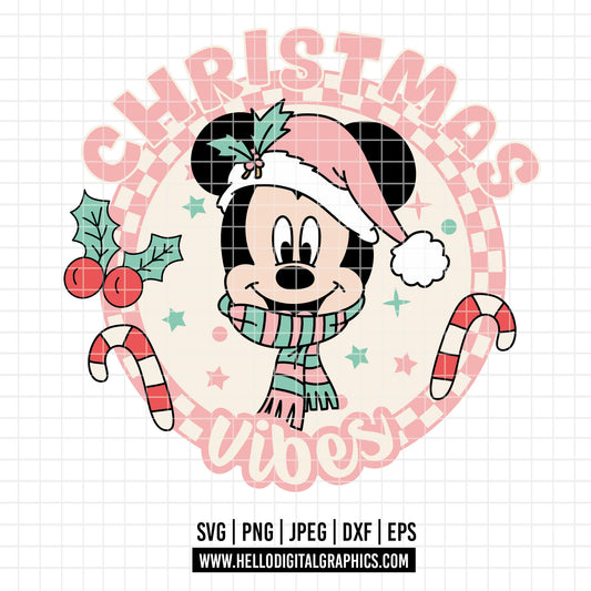 COD4270 - Mickey christmas svg, Disney svg, mickey svg, minnie svg, Silhouette, Cricut