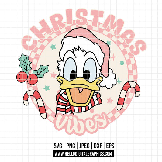 COD4271 - Donald christmas svg, Disney svg, mickey svg, minnie svg, Silhouette, Cricut