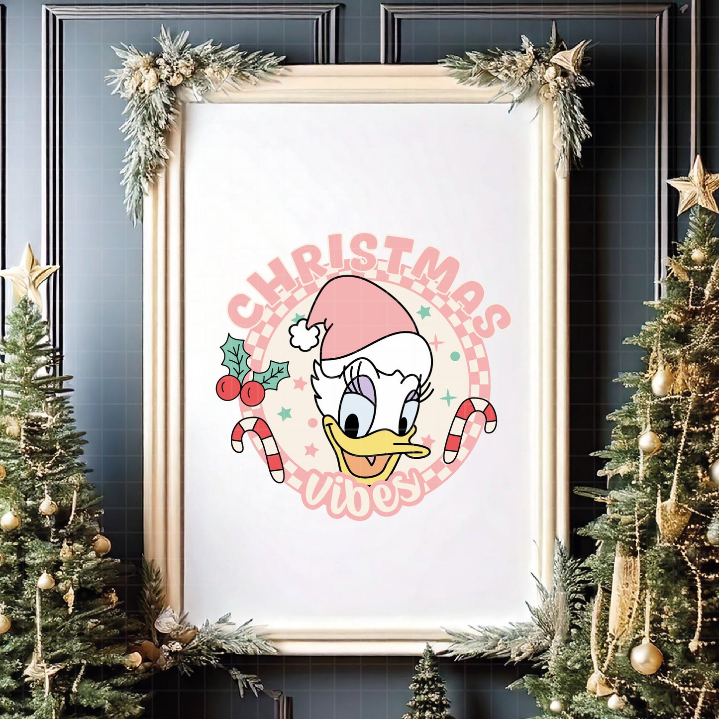 COD4273 - Daisy christmas svg, Disney svg, mickey svg, minnie svg, Silhouette, Cricut