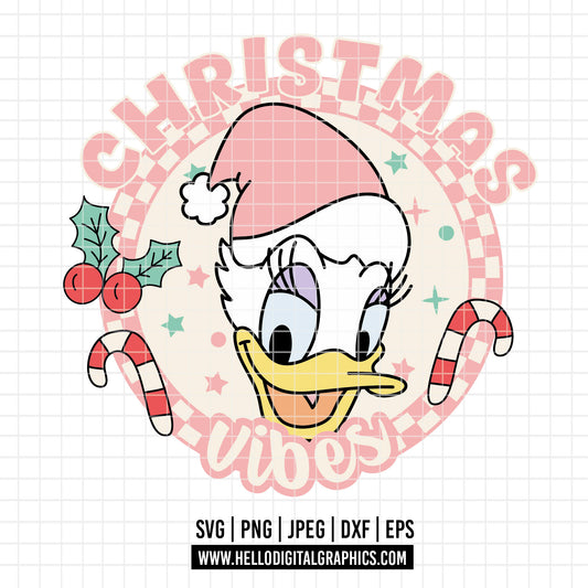 COD4273 - Daisy christmas svg, Disney svg, mickey svg, minnie svg, Silhouette, Cricut