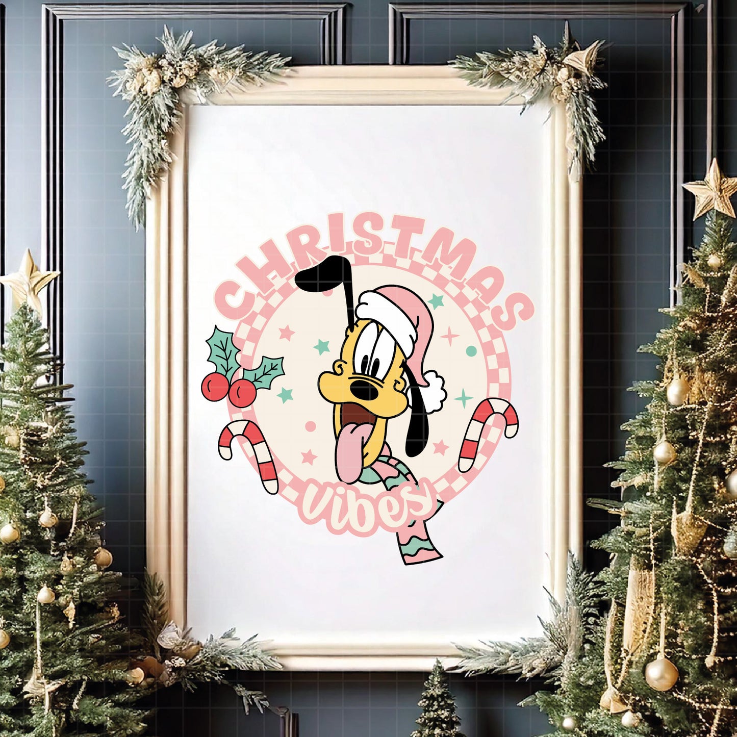 COD4274 - Pluto christmas svg, Disney svg, mickey svg, minnie svg, Silhouette, Cricut