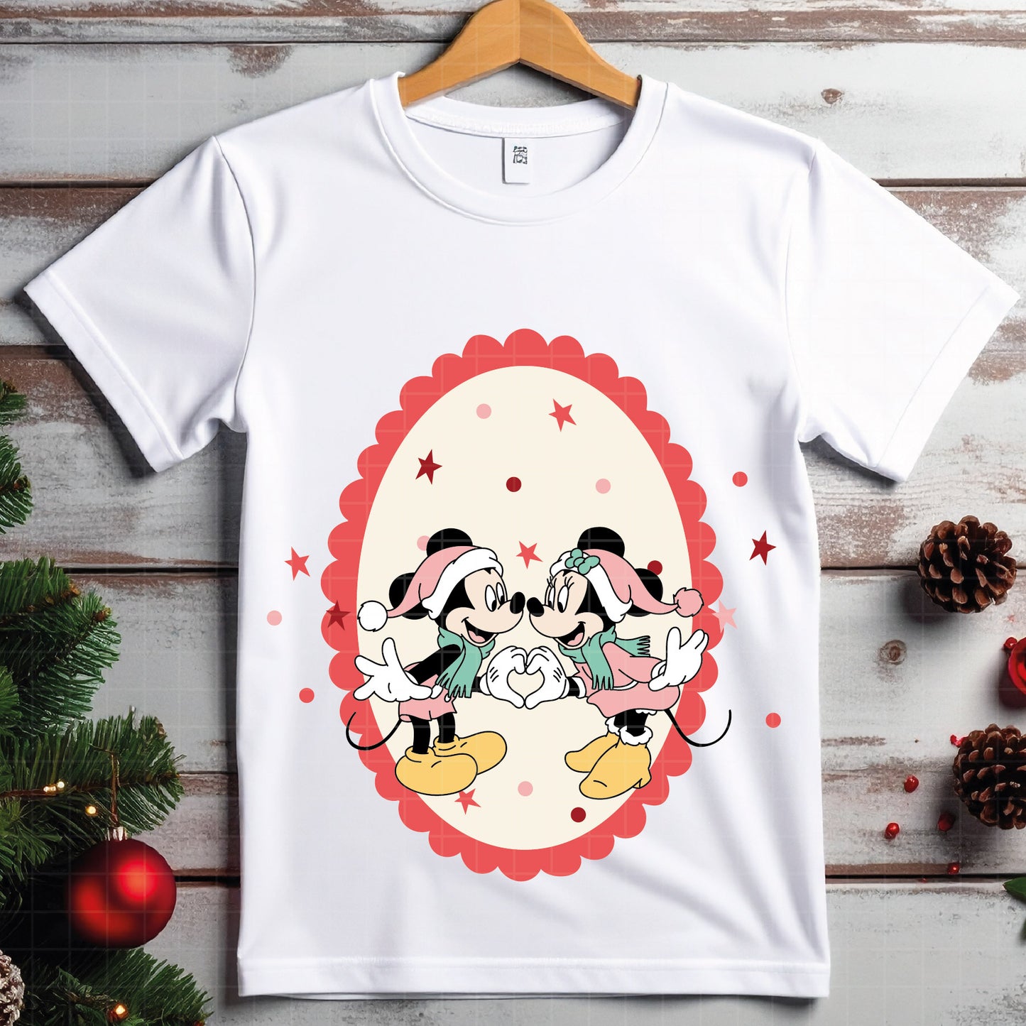 COD4276 - Mickey and Minnie christmas svg, Mickey Svg, Disney svg, Mickey sketch svg