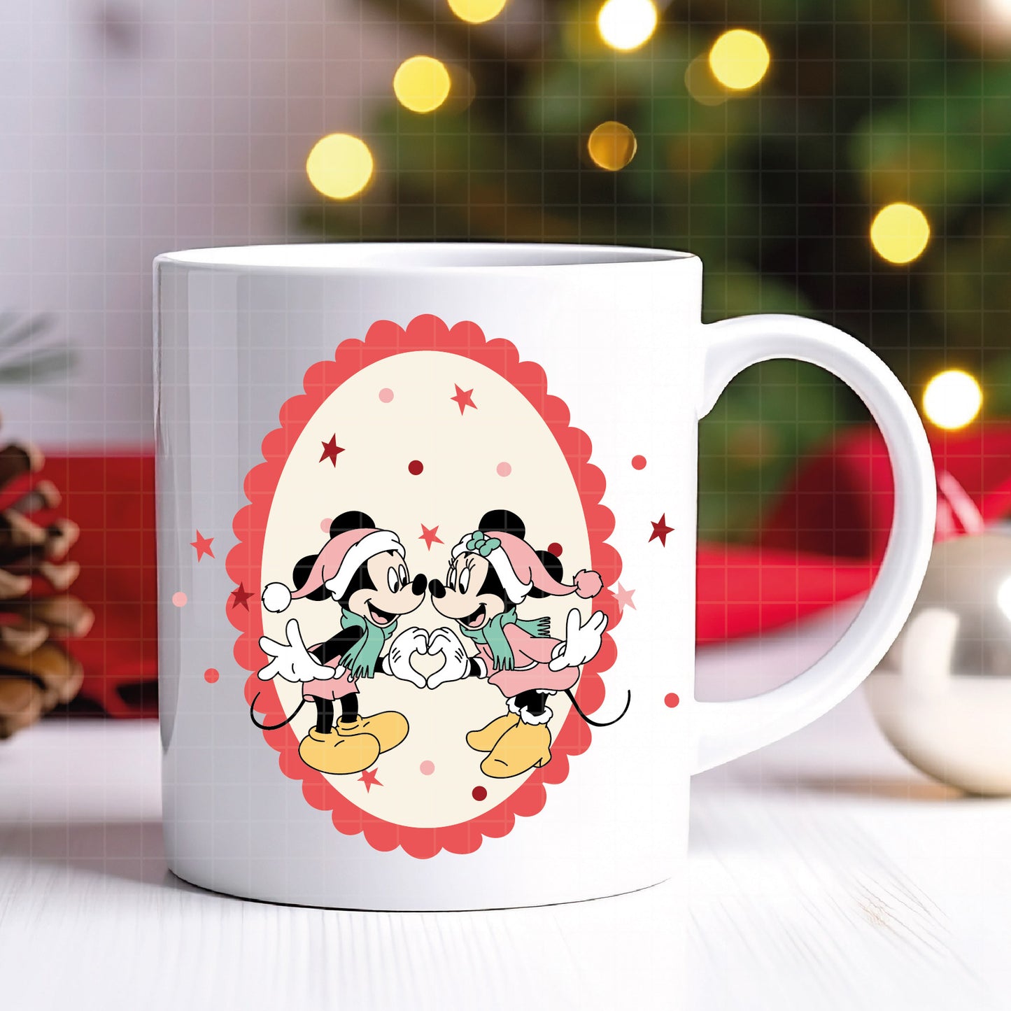 COD4276 - Mickey and Minnie christmas svg, Mickey Svg, Disney svg, Mickey sketch svg