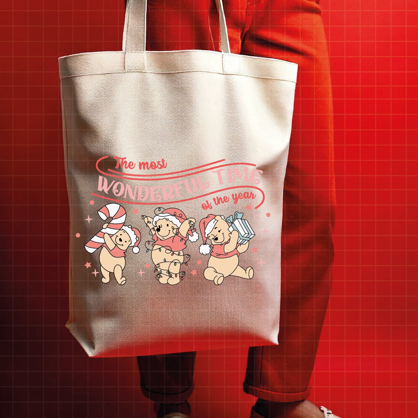 COD4280 - Pooh svg, Winnie Pooh  svg, Winnie Pooh christmas cut file, disney svg, disney christmas svg