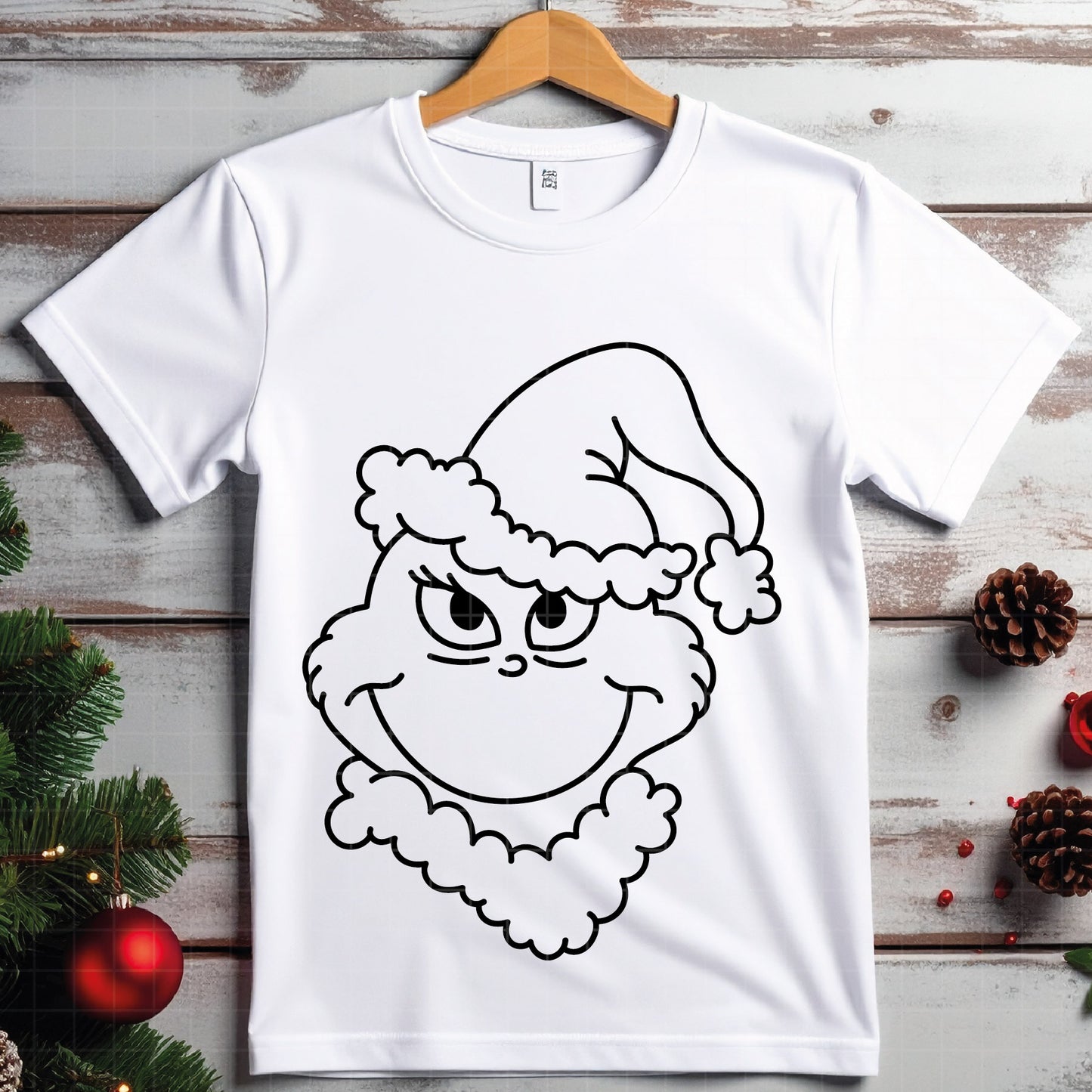 COD4281 - Grinch Face Svg, Green Character svg, Grinch Christmas svg, christmas svg