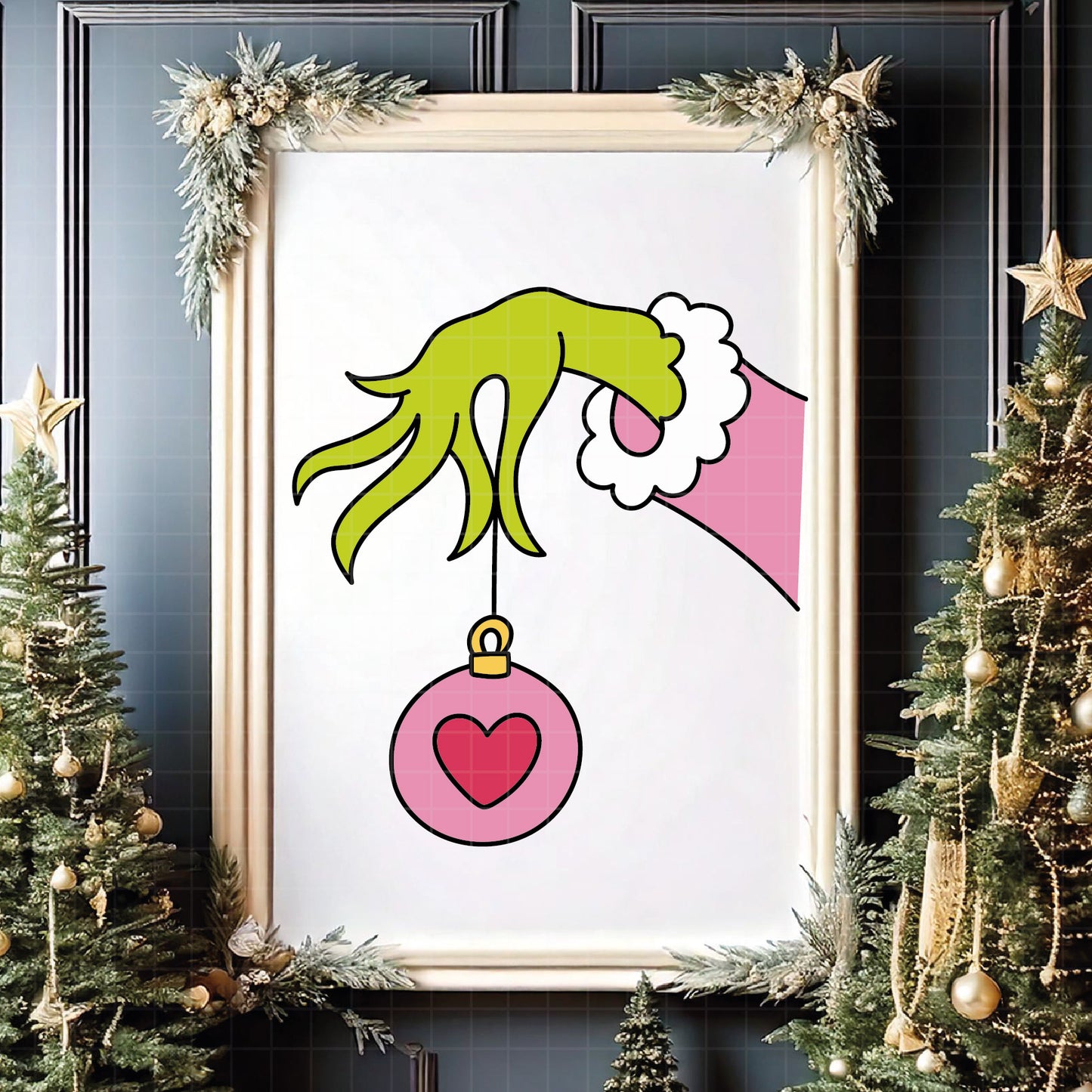 COD4283 - Grinch Face Svg, Green Character svg, Grinch Christmas svg, christmas svg