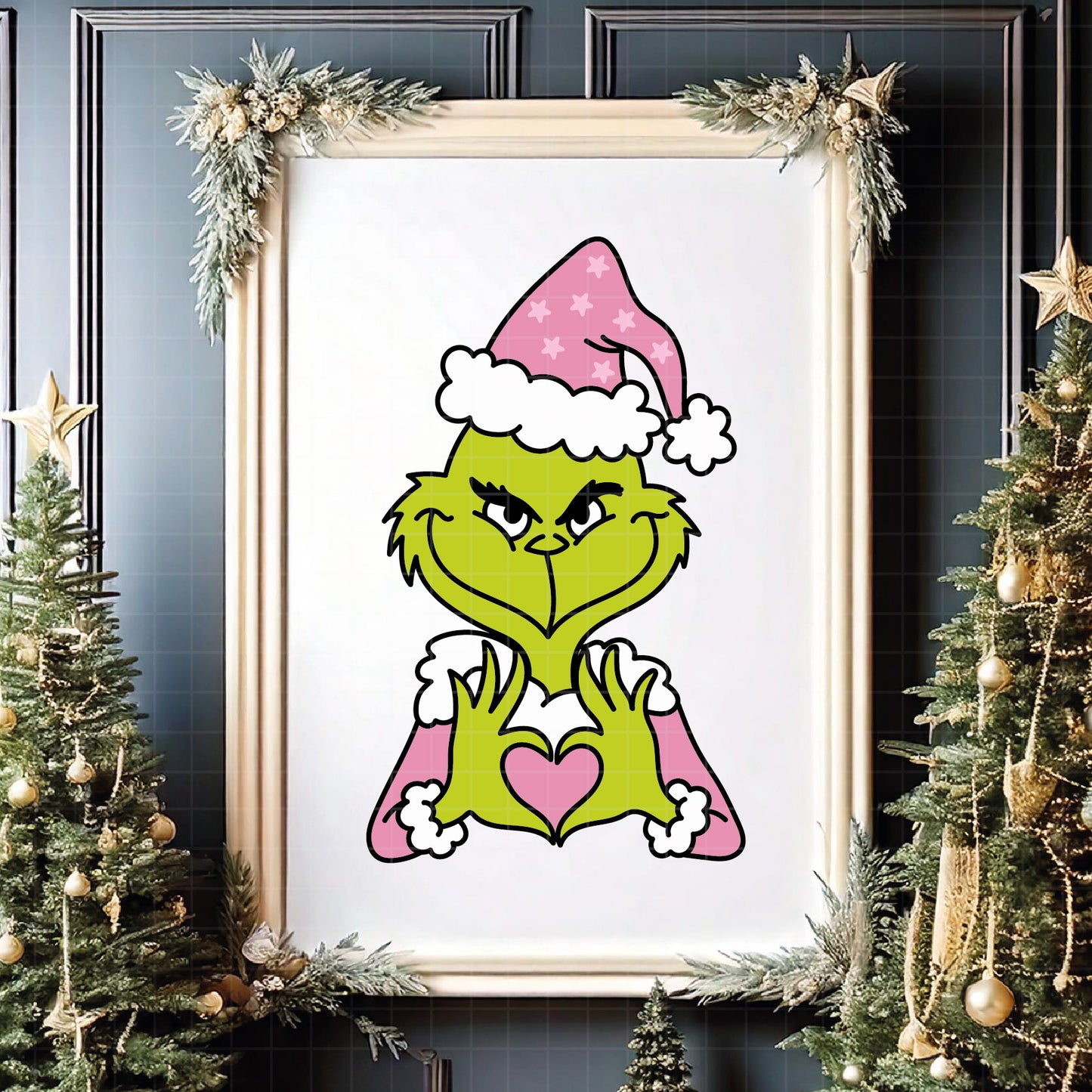 COD4286 - Grinch Face Svg, Green Character svg, Grinch Christmas svg, christmas svg