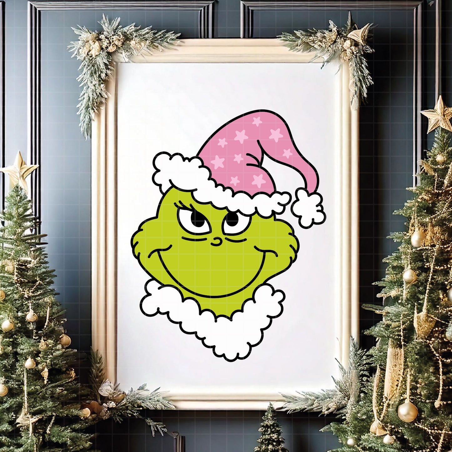 COD4287 - Grinch Face Svg, Green Character svg, Grinch Christmas svg, christmas svg