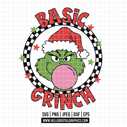 COD4292 - Grinch Face Svg, Green Character svg, Grinch Christmas svg, christmas svg