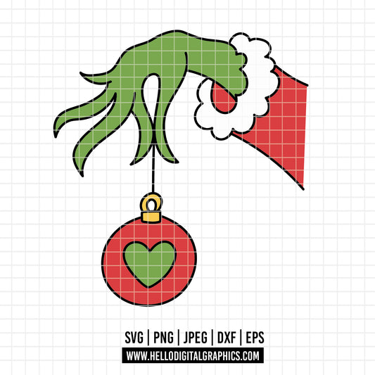 COD4293 - Grinch Face Svg, Green Character svg, Grinch Christmas svg, christmas svg