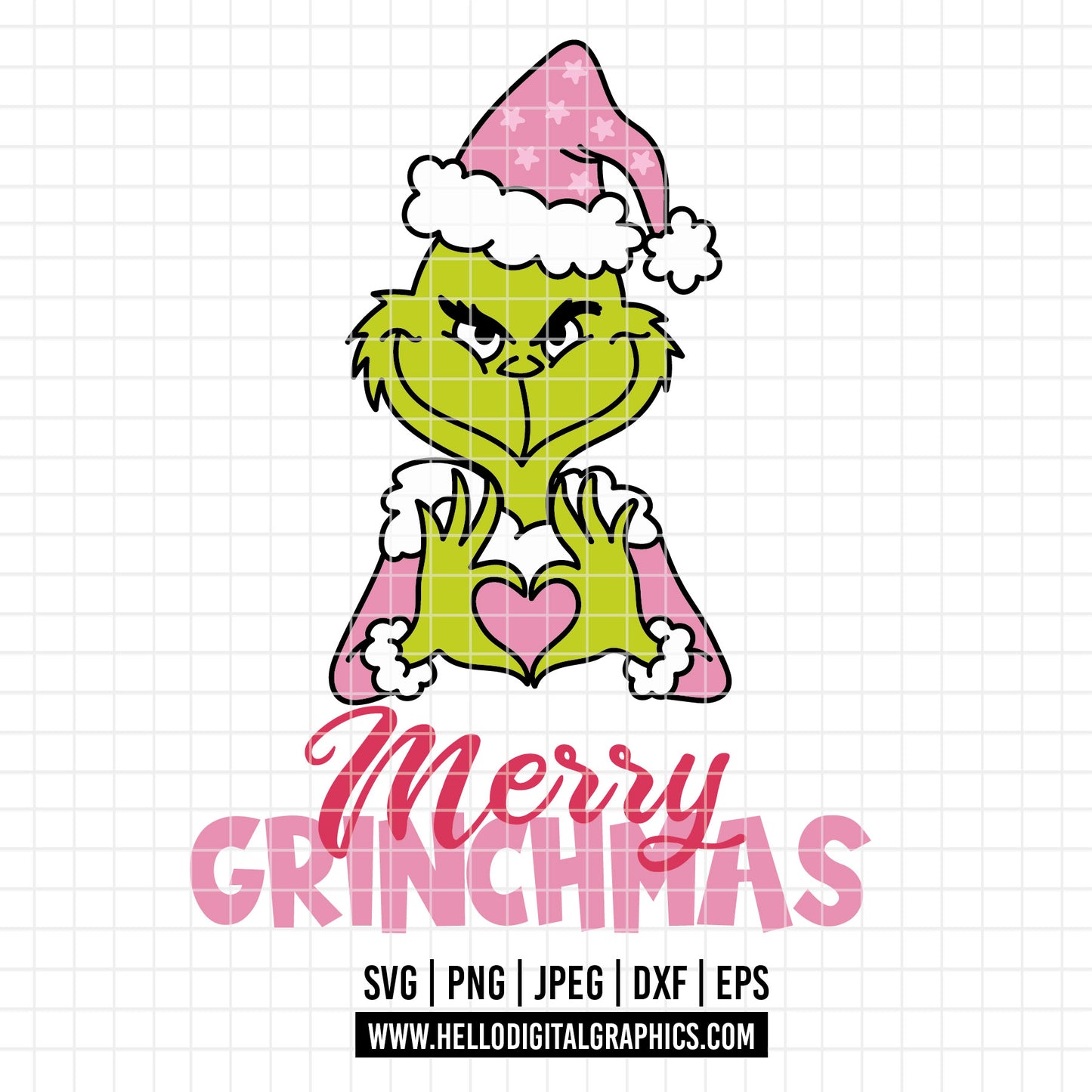 COD4306 - Grinch Face Svg, Green Character svg, Grinch Christmas svg, christmas svg