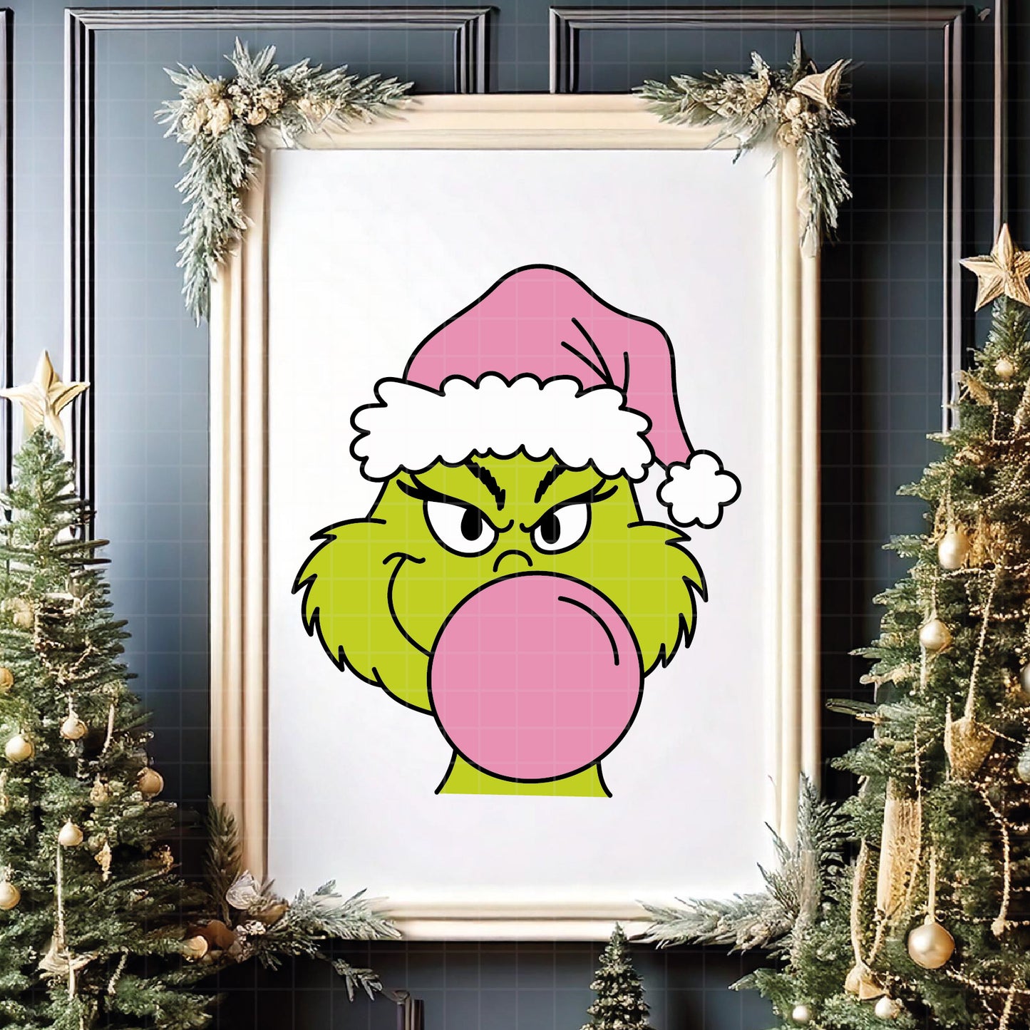COD4308 - Grinch Face Svg, Green Character svg, Grinch Christmas svg, christmas svg