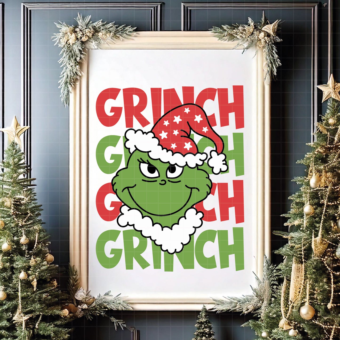 COD4309 - Grinch Face Svg, Green Character svg, Grinch Christmas svg, christmas svg