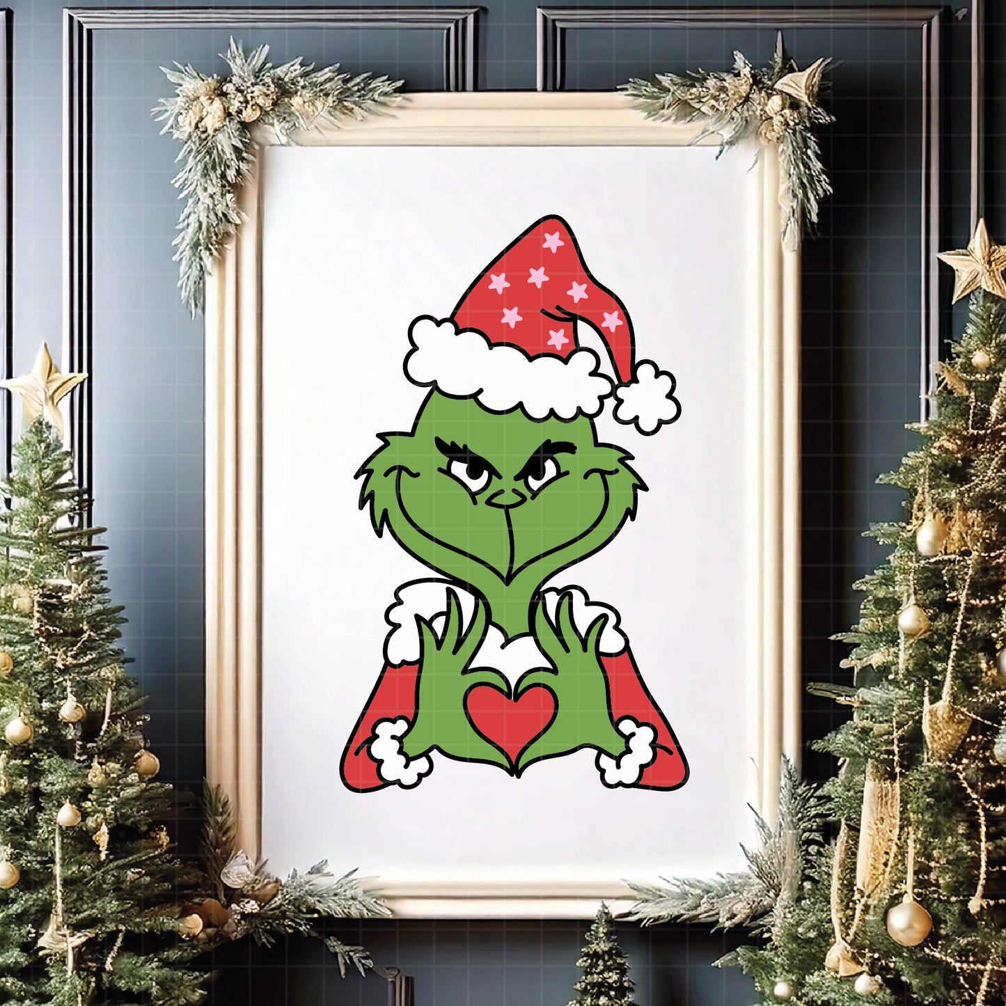 COD4311 - Grinch Face Svg, Green Character svg, Grinch Christmas svg, christmas svg