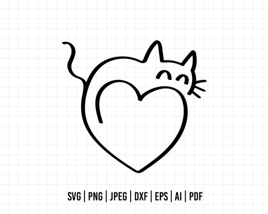 COD433- Cat svg, cat paw print svg, cat clipart, animal svg, cat lover svg