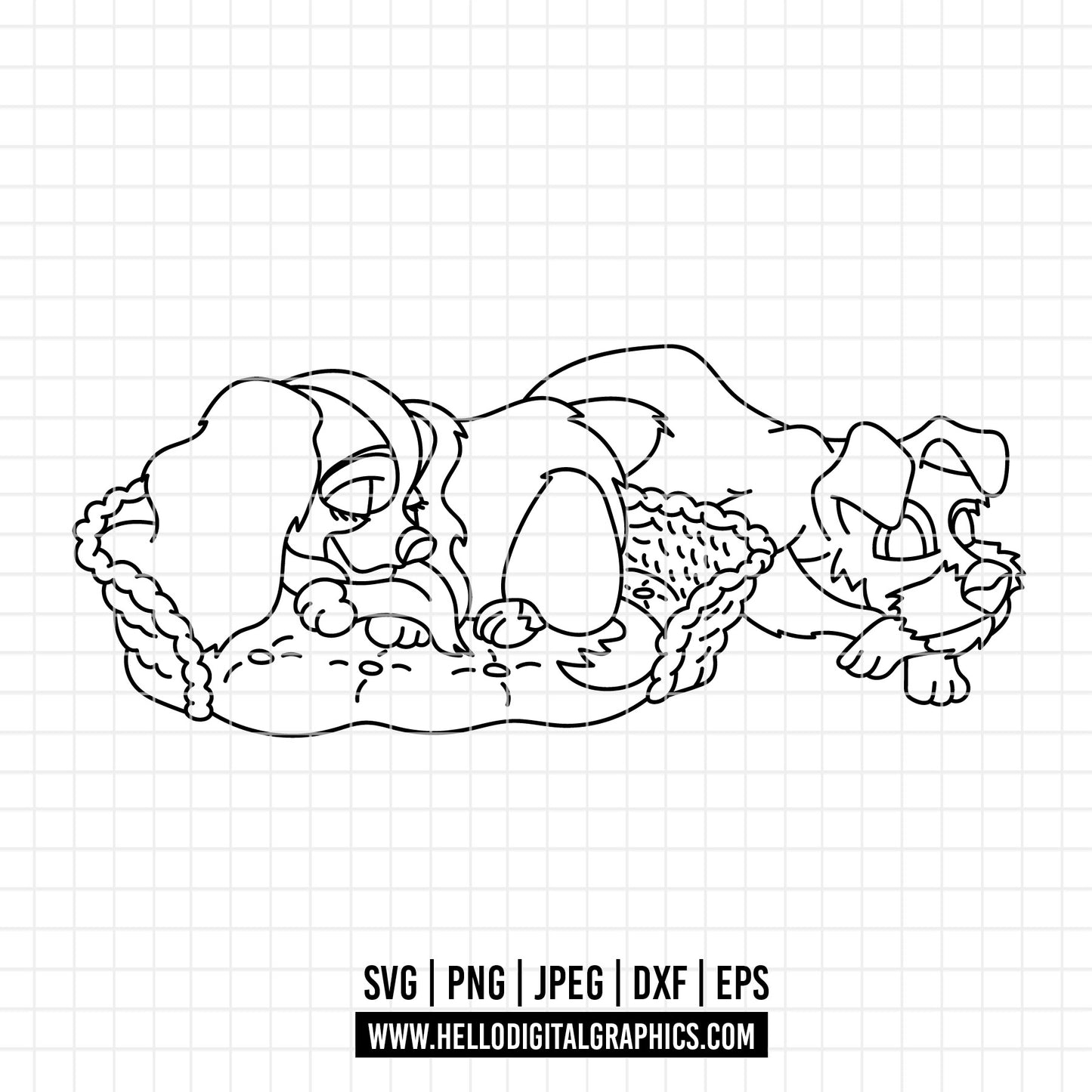 COD4330 - Lady and the Tramp - Digital Download, Instant Download, svg, dxf, eps & png files included
