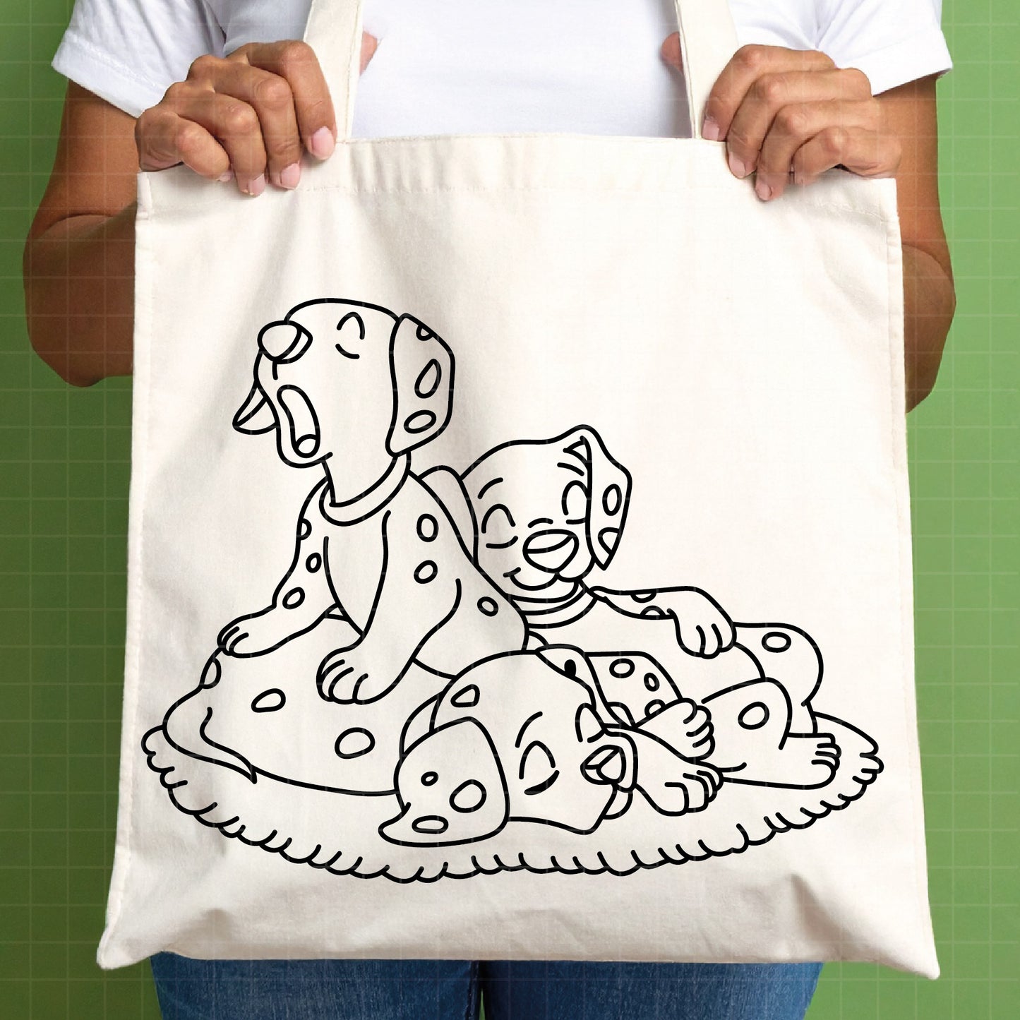 COD4331 - Dalmatian svg, dog svg, 101 dalmatian cut file, puppy outline svg, disney svg