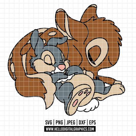 COD4333 - bambi svg, bambi png, bambi clipart, disney svg, cricut, silhouette