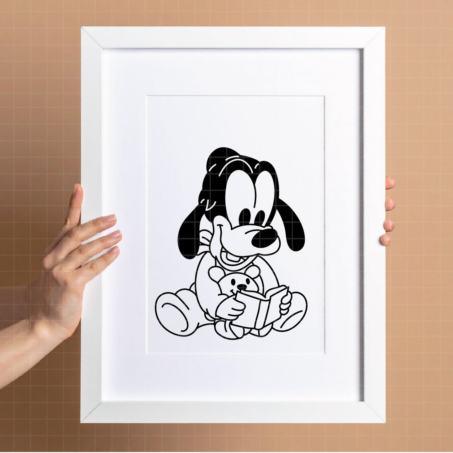 COD4334 - Goofy baby svg, Disney svg, goofy clipart, goofy dtf, Silhouette, Cricut