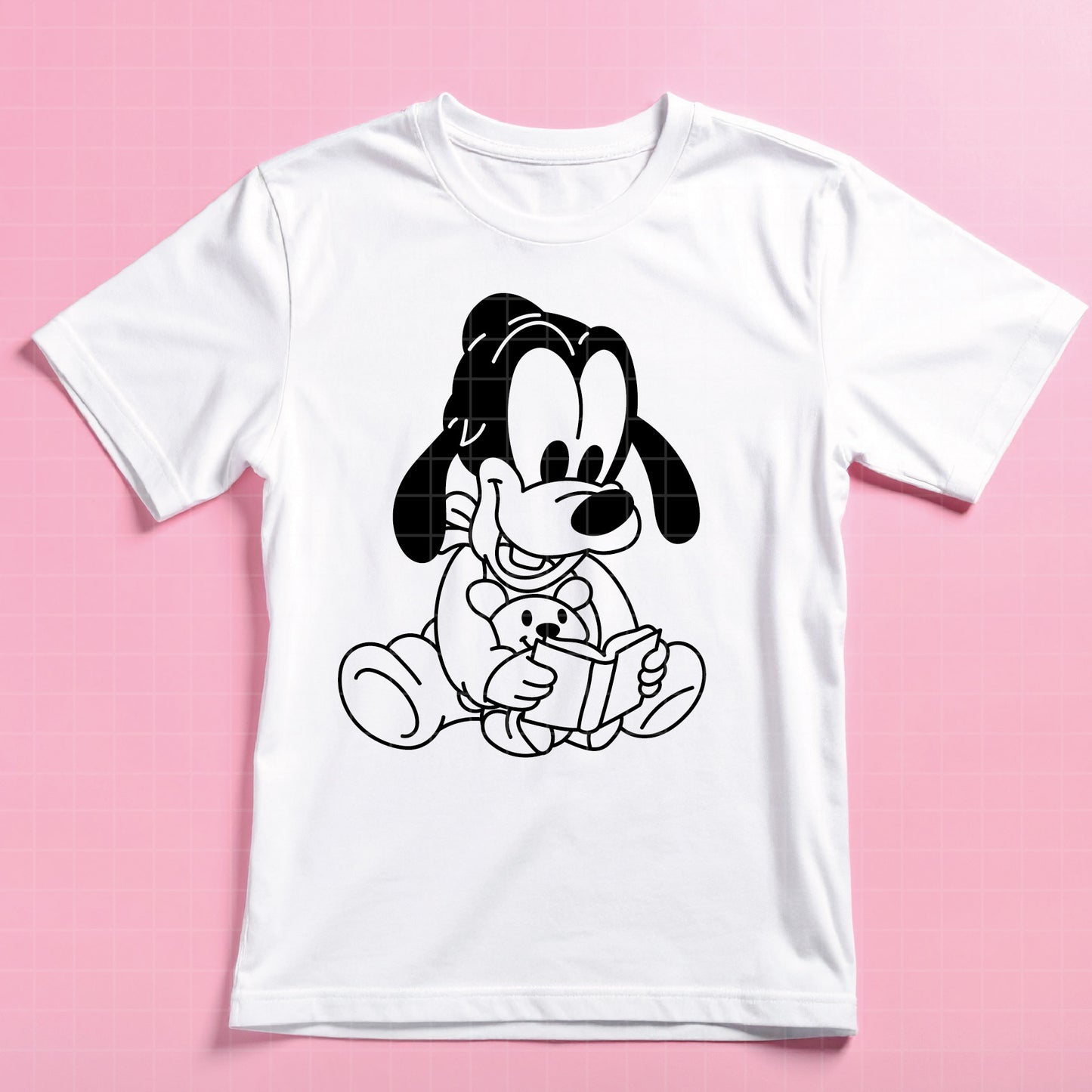 COD4334 - Goofy baby svg, Disney svg, goofy clipart, goofy dtf, Silhouette, Cricut