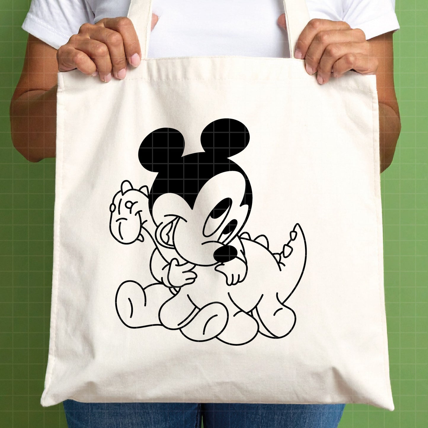 COD4335 - Mickey baby svg, Disney svg, mickey clipart, mickey dtf, Silhouette, Cricut