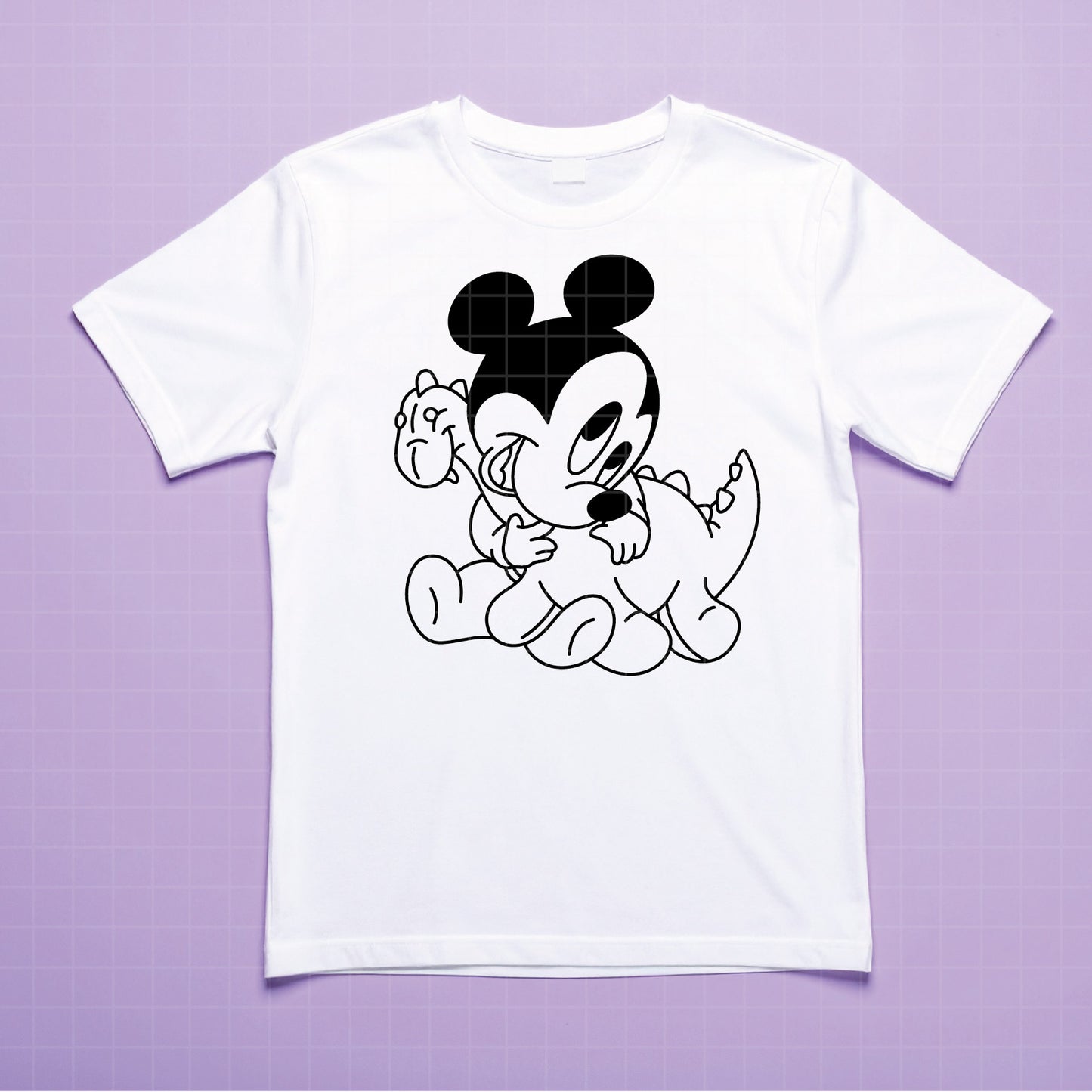 COD4335 - Mickey baby svg, Disney svg, mickey clipart, mickey dtf, Silhouette, Cricut