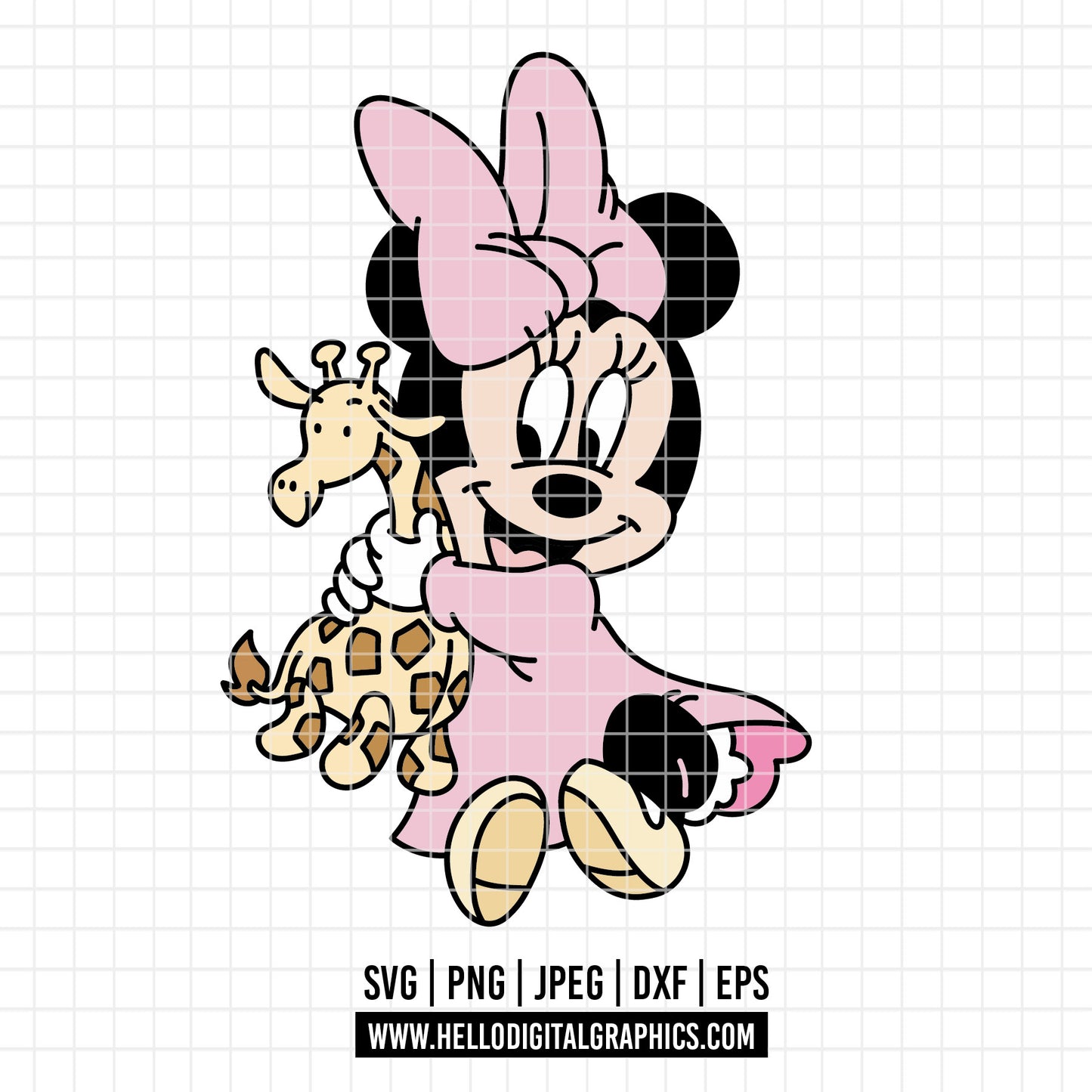 COD4338 - Minnie baby svg, Disney svg, disneyland t shirt svg, Disney svg