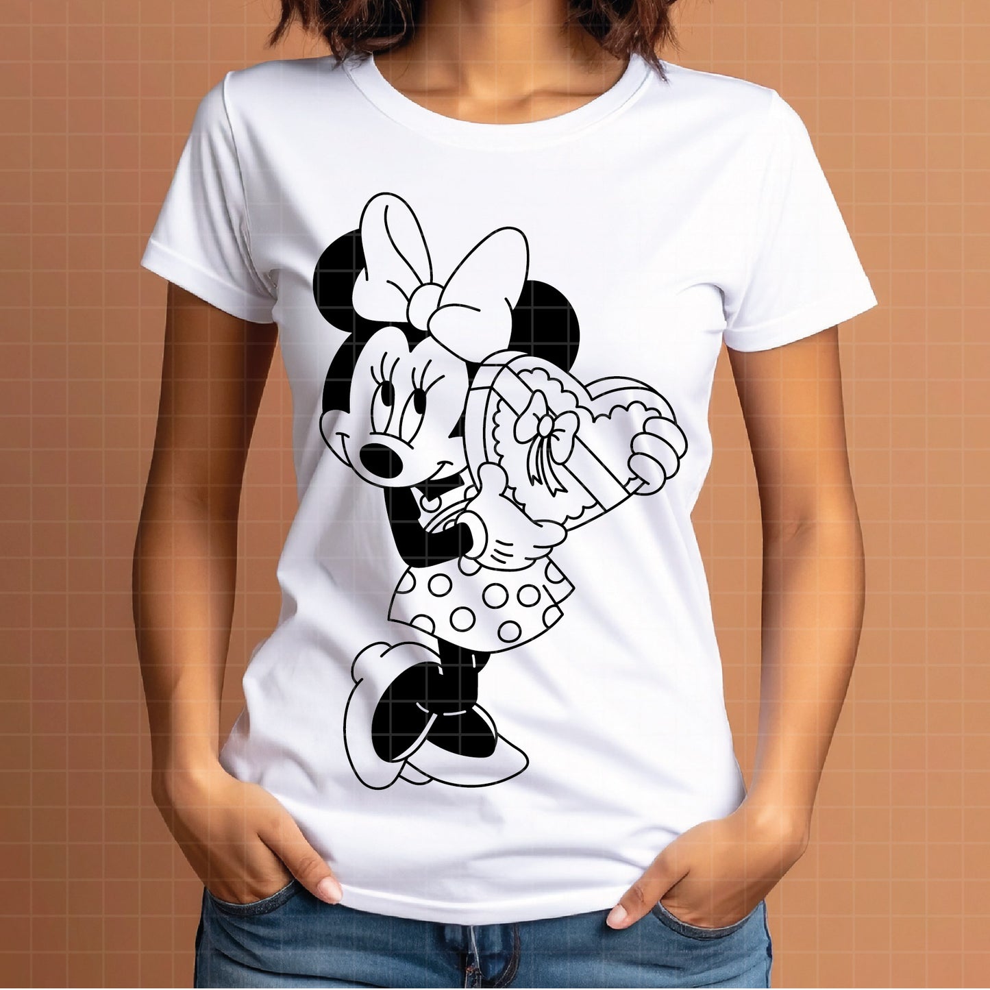 COD4339 - Minnie svg, Disney svg, disneyland t shirt svg, Disney svg, dtf, sublimation