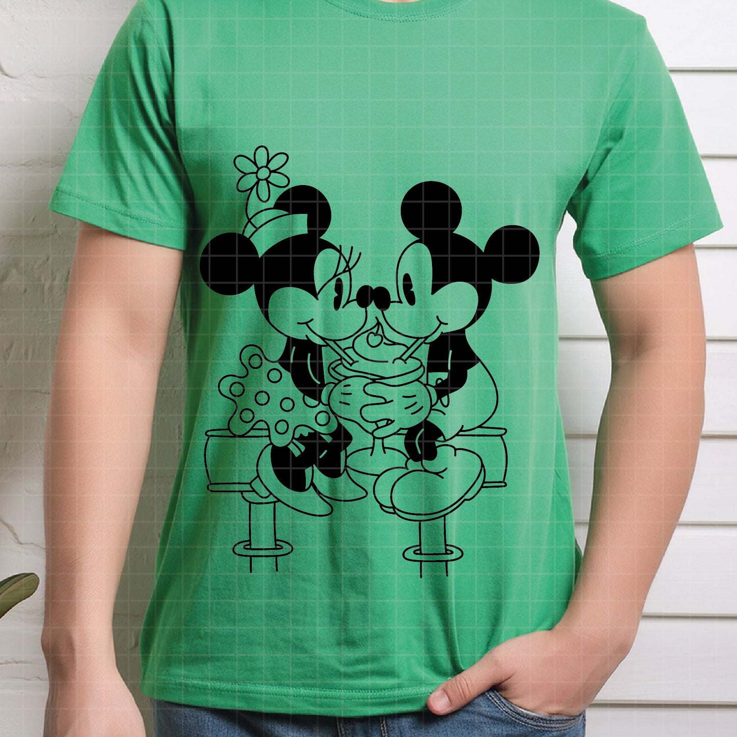 COD4341 - Mickey and minnie sketch svg, Mickey Svg, Disney svg, Magical svg, Mickey face svg