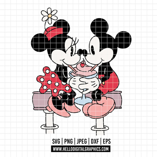 COD4346 - Mickey and minnie sketch svg, Mickey Svg, Disney svg, Magical svg, Mickey face svg