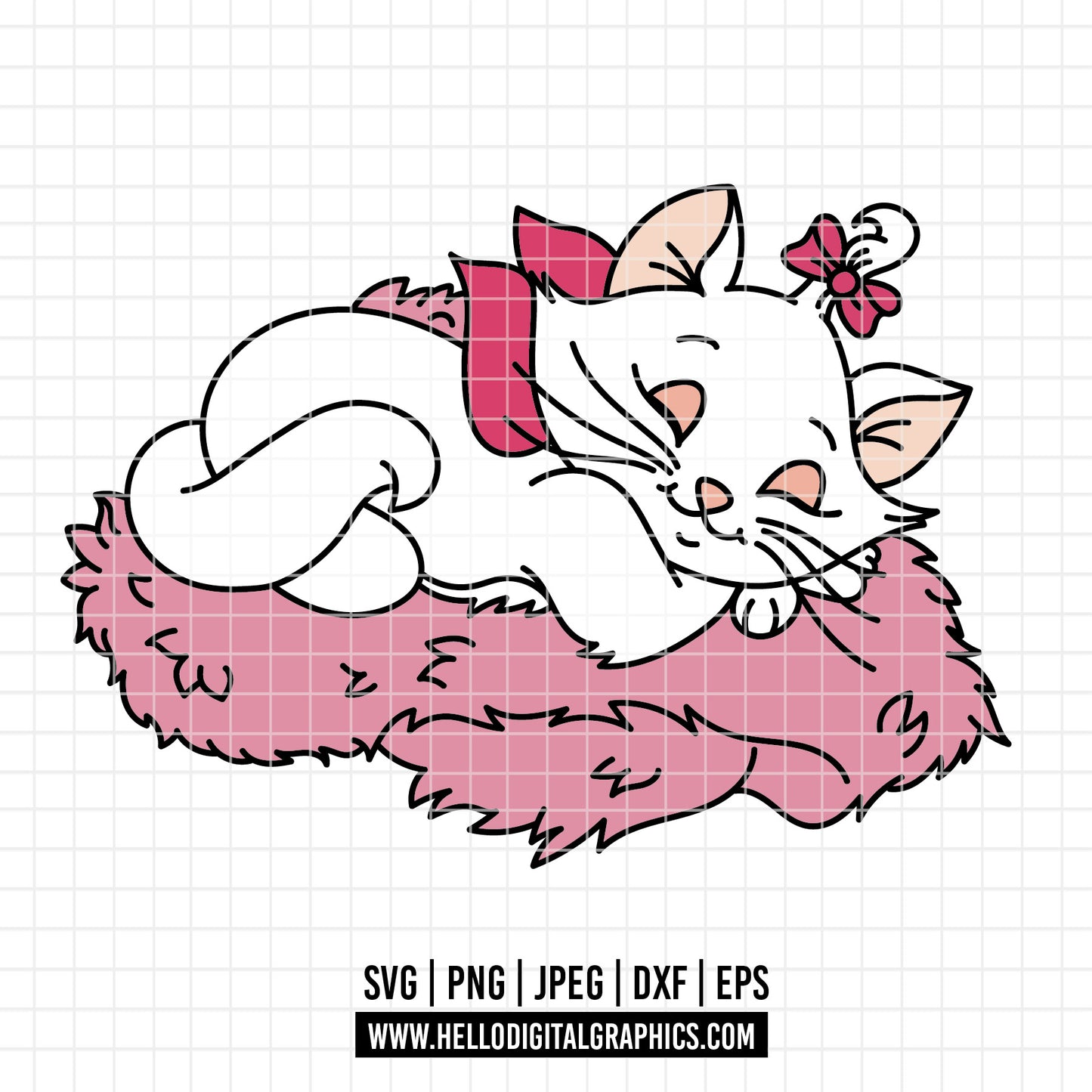 COD4349 - The aristocats SVG, The aristocats clipart vector. Kitten marie, toulouse and berlioz clipart pack bundle svg