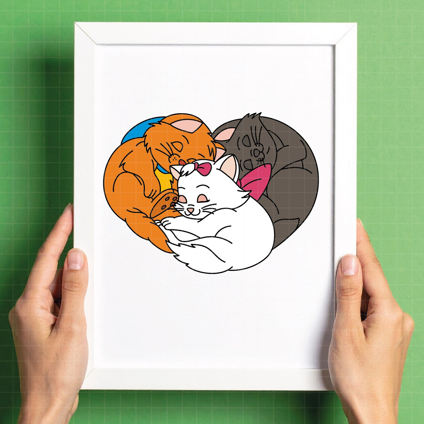 COD4351 - The aristocats SVG, The aristocats clipart vector. Kitten marie, toulouse and berlioz clipart pack bundle svg