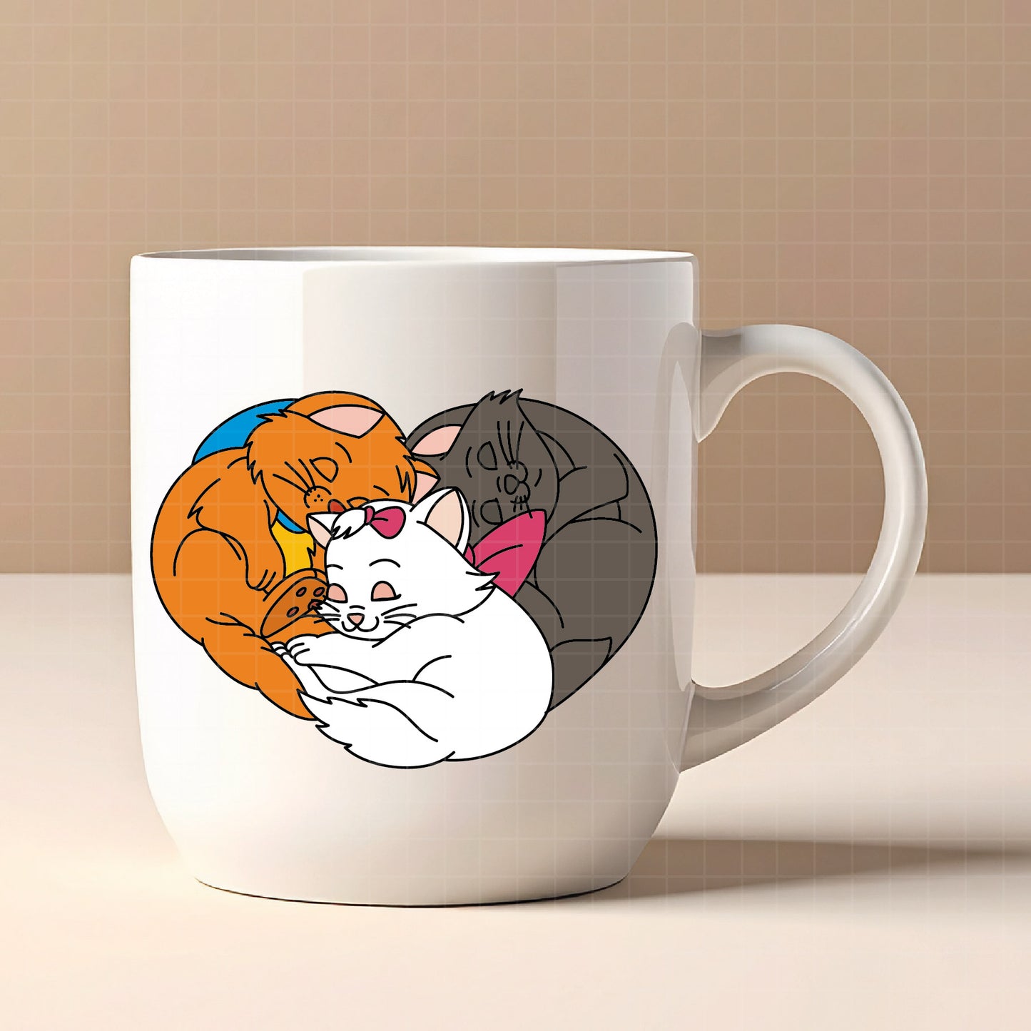 COD4351 - The aristocats SVG, The aristocats clipart vector. Kitten marie, toulouse and berlioz clipart pack bundle svg
