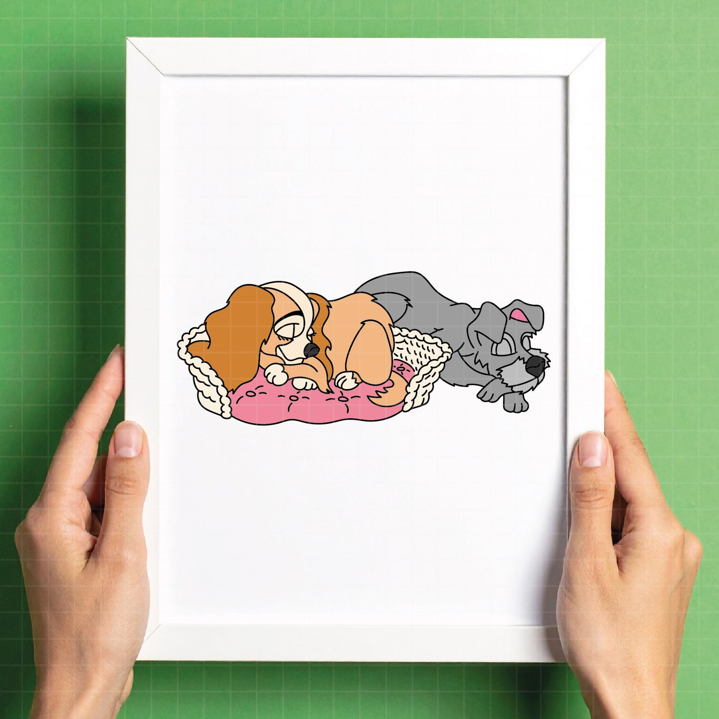 COD4355 - Lady and the Tramp - Digital Download, Instant Download, svg, dxf