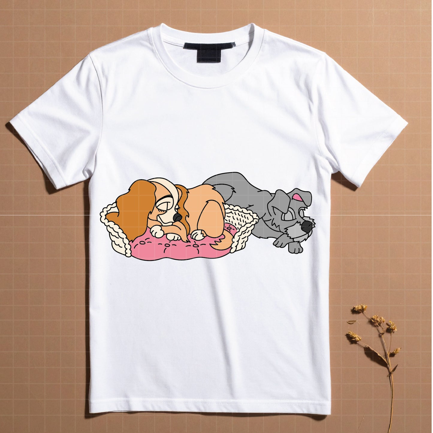 COD4355 - Lady and the Tramp - Digital Download, Instant Download, svg, dxf