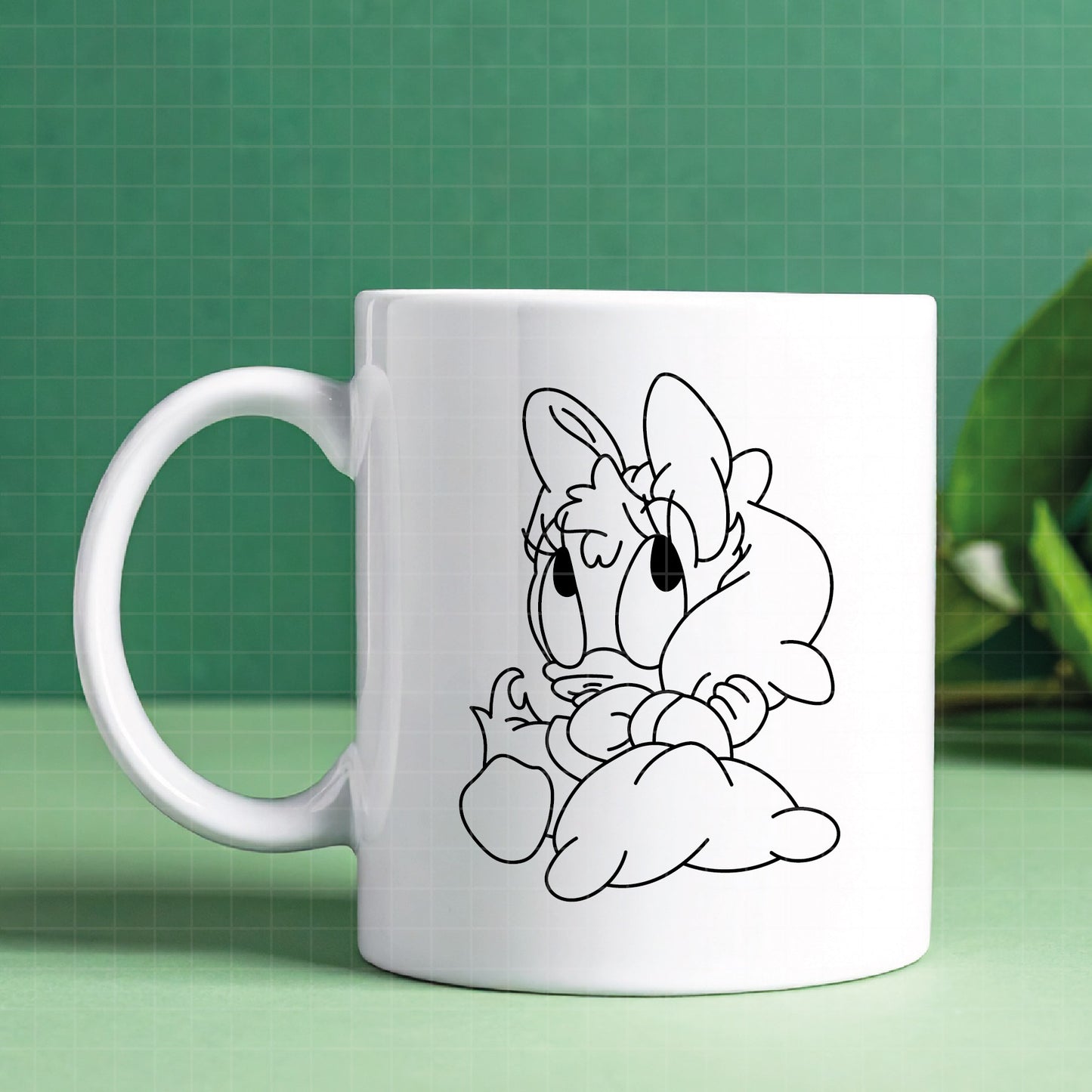 COD4357- Daisy baby svg, Disney svg, Daisy clipart, Daisy dtf, Silhouette, Cricut