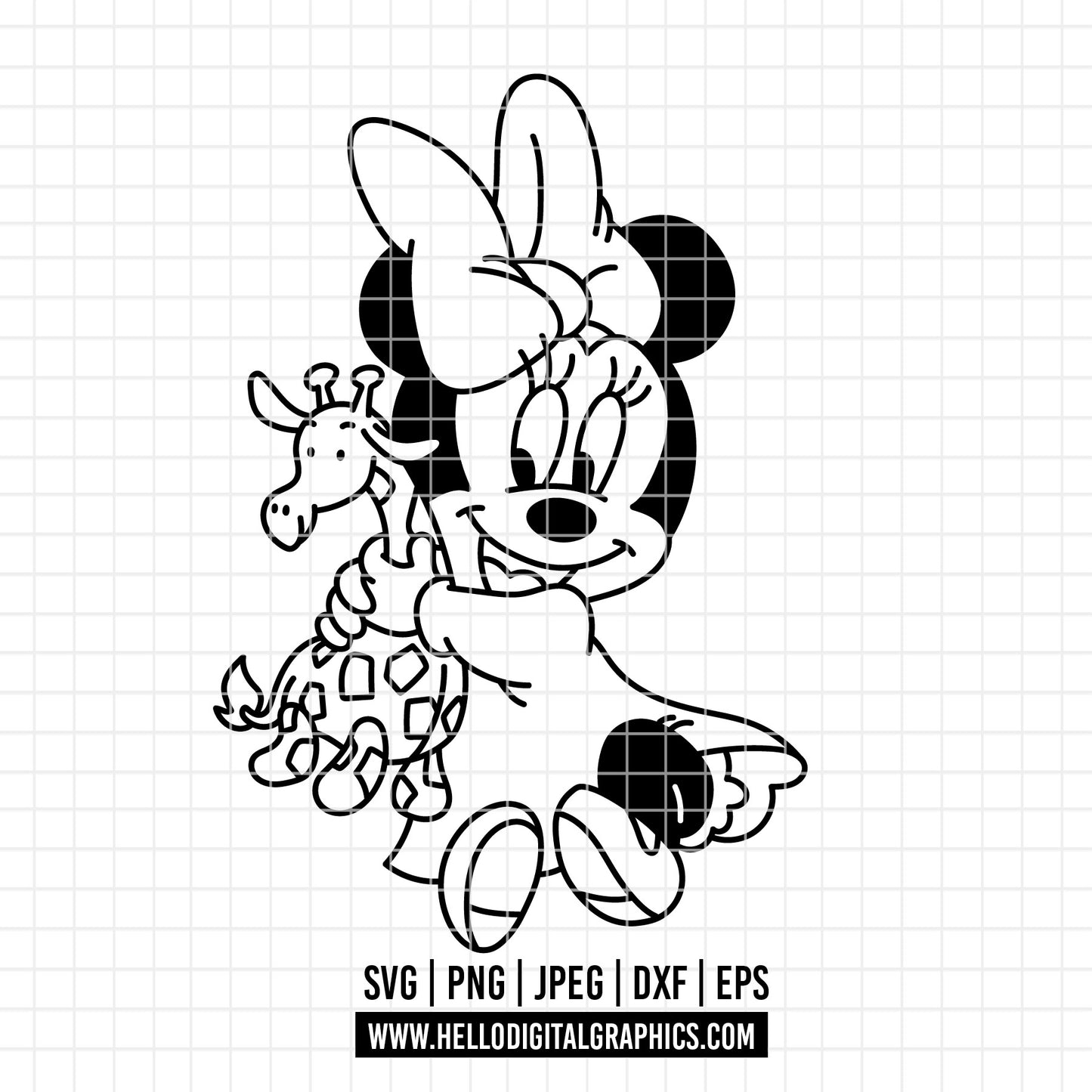 COD4358 - Minnie baby svg, Disney svg, disneyland t shirt svg, Disney svg