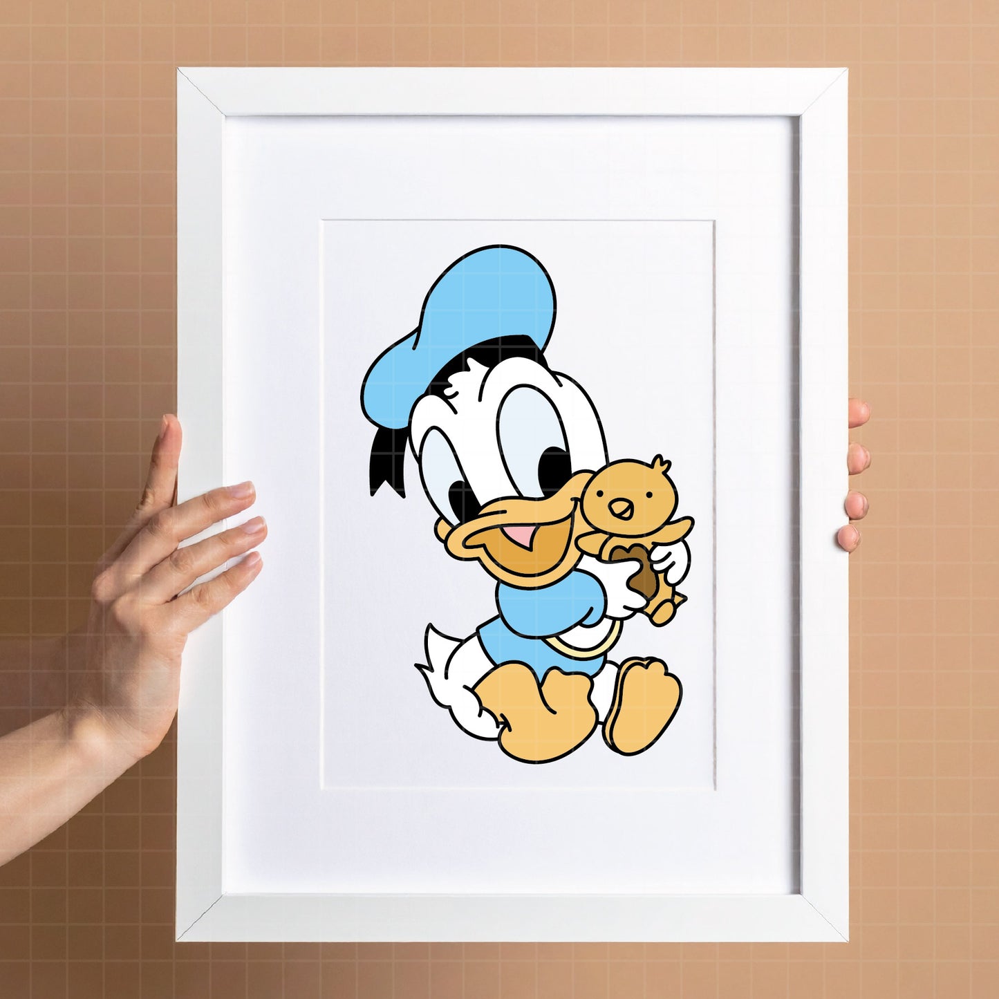 COD4361- Donald baby svg, Disney svg, Donald clipart, Donald dtf, Silhouette, Cricut