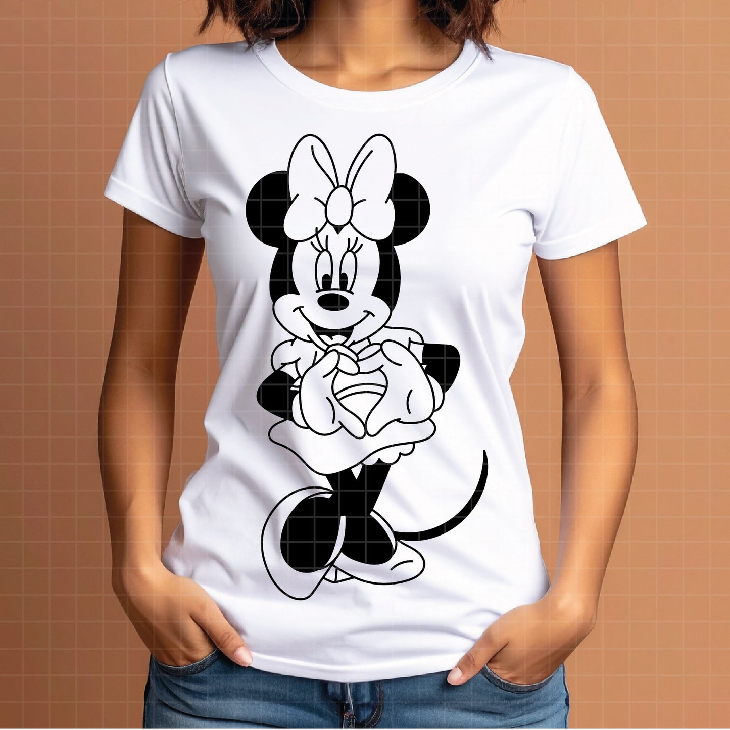 COD4362 - Minnie svg, Disney svg, disneyland t shirt svg, Disney svg, dtf, sublimation