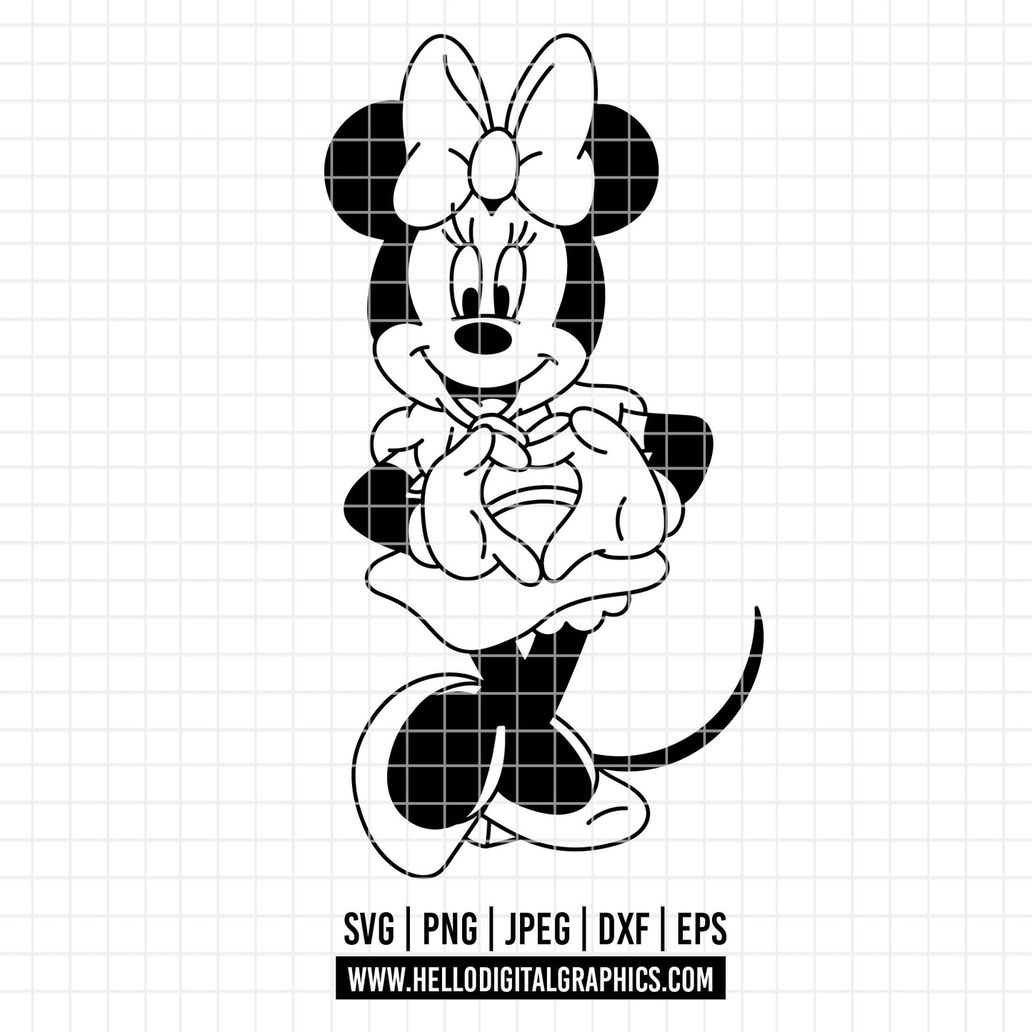 COD4362 - Minnie svg, Disney svg, disneyland t shirt svg, Disney svg, dtf, sublimation