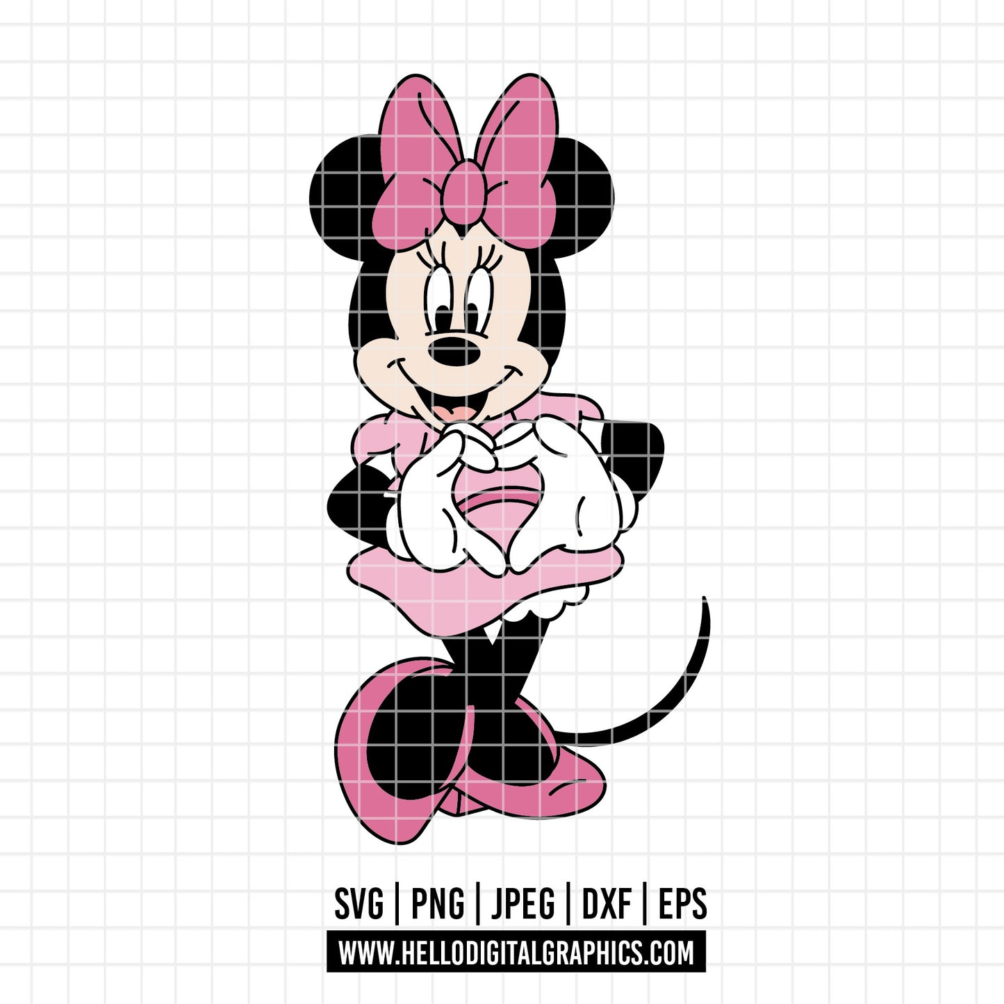 COD4364 - Minnie svg, Disney svg, disneyland t shirt svg, Disney svg, dtf, sublimation