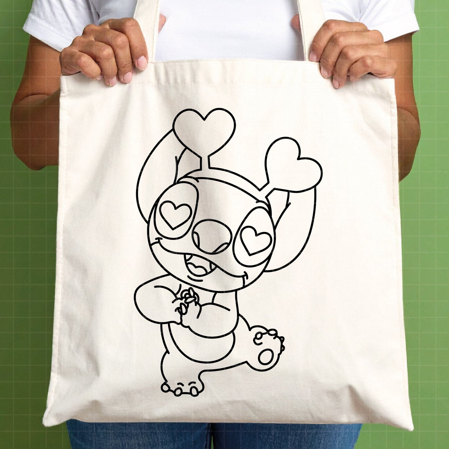COD4422 - Stitch Valentine's Day svg, Disney svg, Cricut, Silhouette, Ohana means family svg