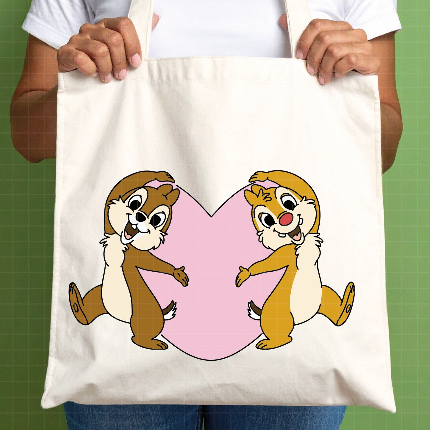 COD4423 - Chip and Dale Valentine's Day Svg, chip Svg cut file for Cricut, Chip and Dale png, Double Trouble svg