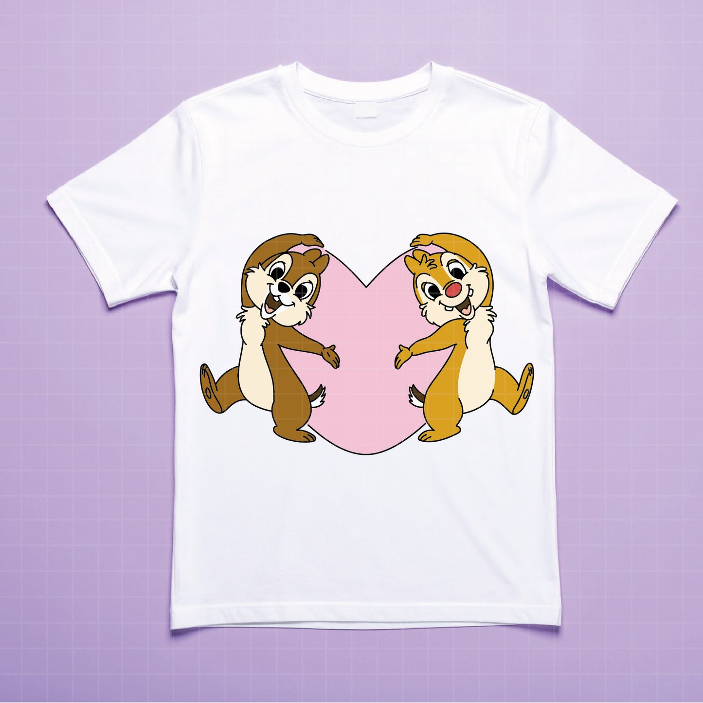 COD4423 - Chip and Dale Valentine's Day Svg, chip Svg cut file for Cricut, Chip and Dale png, Double Trouble svg