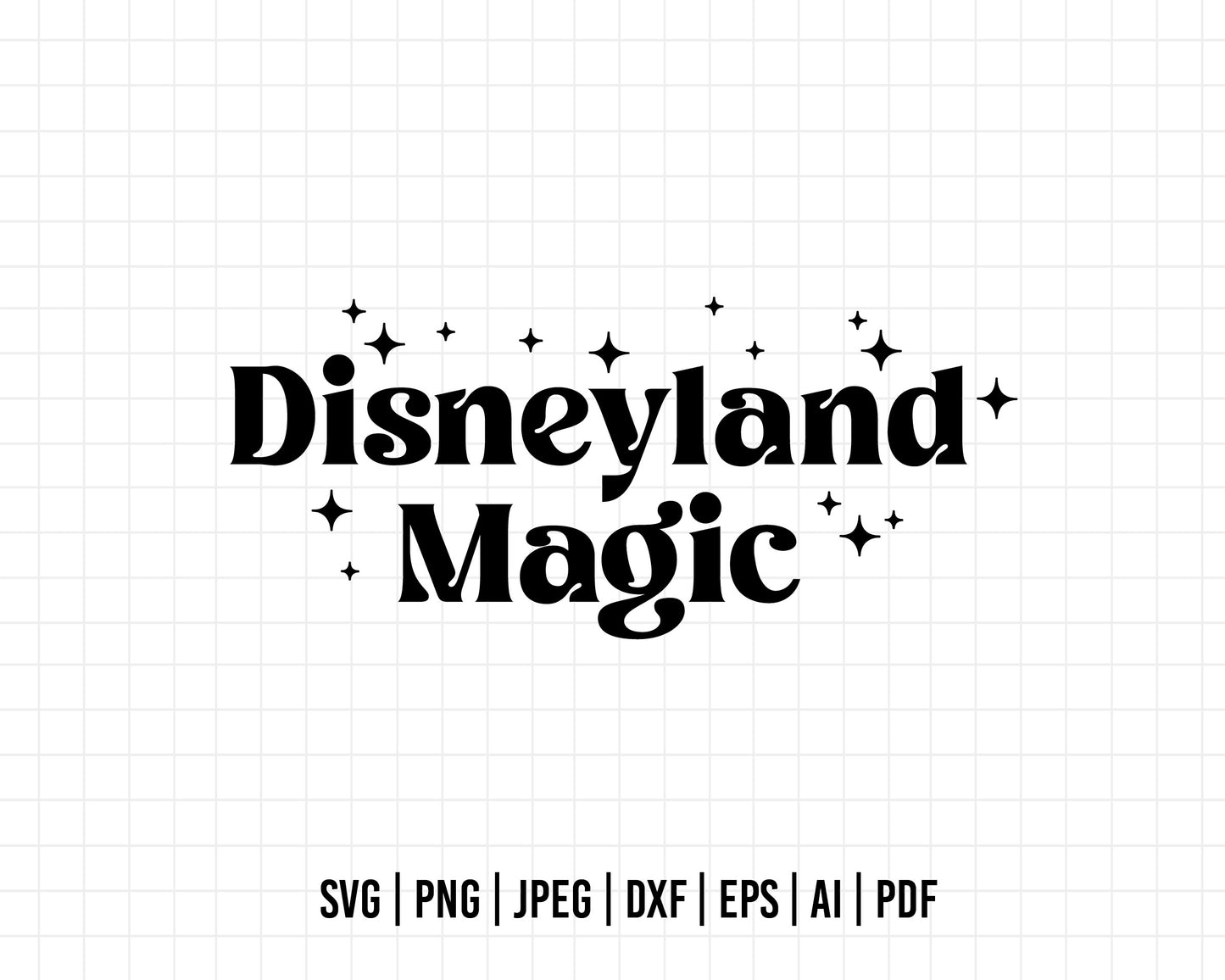 COD453- Disneyland magic svg, mickey svg, minnie svg, pluto svg, goffy svg, donald svg, Silhouette, Cricut